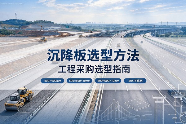 怀集沉降板选择方法