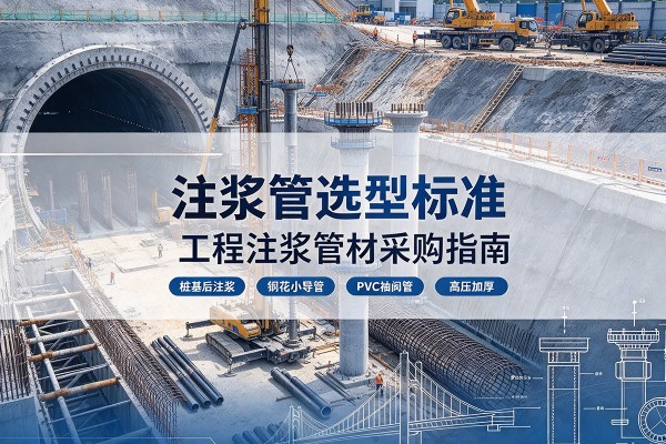 怀集注浆管选型标准