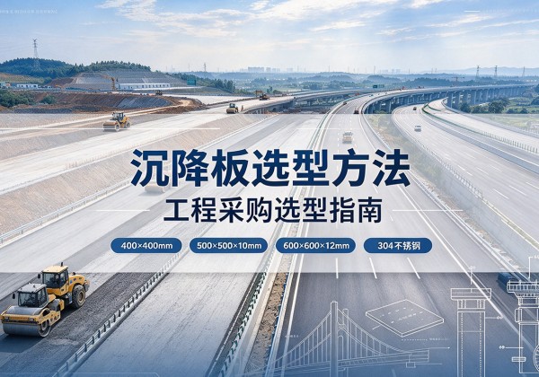 怀集沉降板选择方法